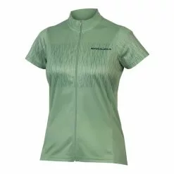 Maglia Endura Hummvee Ray Manica Corta Verde Pallido Donna