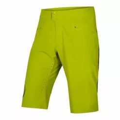 Pantaloni Corti Endura SingleTrack Senza Fondello Verde Chiaro