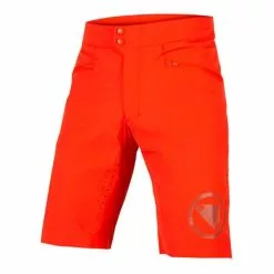 Pantaloni Corti Endura Singletrack Lite Senza Fondello Arancione (Short Fit)
