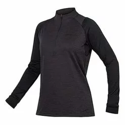 Maglia Endura SingleTrack Manica Lunga Nero Chiaro Donna