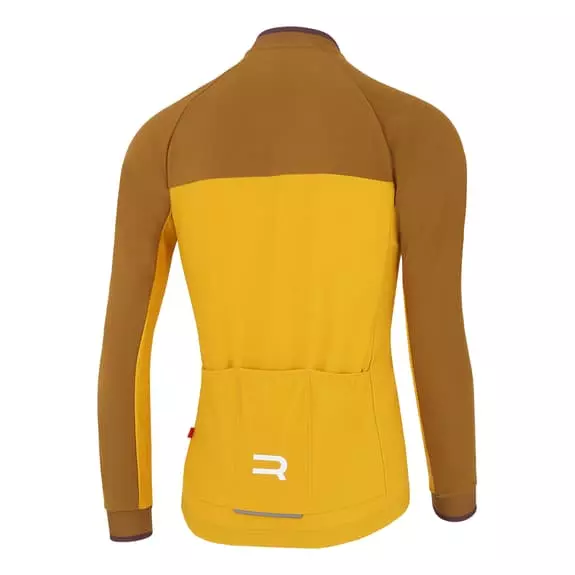 Maglia Finisseur Core Thermal Manica Lunga Giallo Senape 2 Maglia Finisseur Core Thermal Manica Lunga Giallo Senape - immagine 2