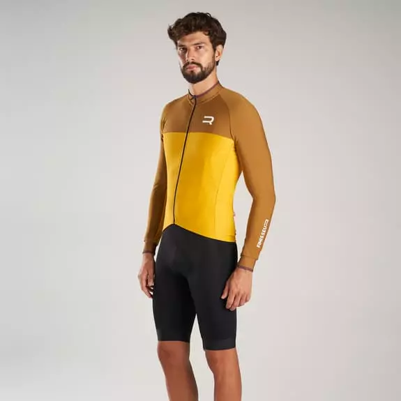 Maglia Finisseur Core Thermal Manica Lunga Giallo Senape 4 Maglia Finisseur Core Thermal Manica Lunga Giallo Senape - immagine 4