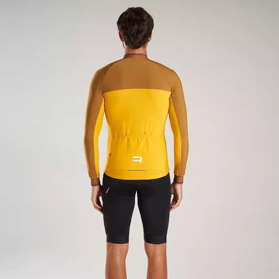 Maglia Finisseur Core Thermal Manica Lunga Giallo Senape 5 Maglia Finisseur Core Thermal Manica Lunga Giallo Senape - immagine 5