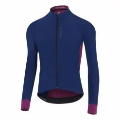 Maglia Finisseur Pro Thermal Manica Lunga Blu Rosso Rubino