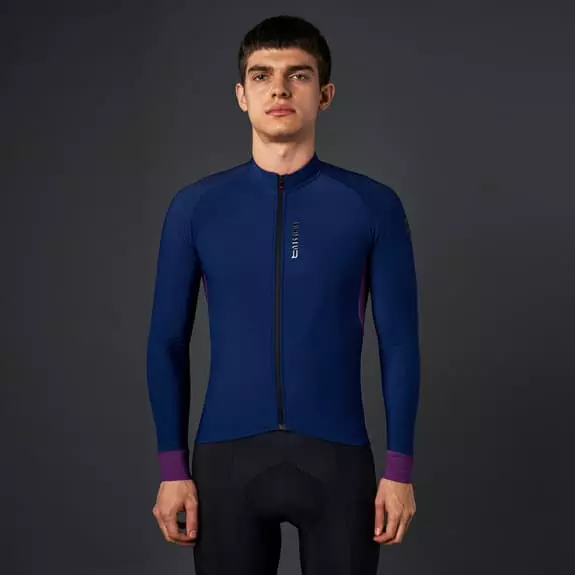 Maglia Finisseur Pro Thermal Manica Lunga Blu Rosso Rubino 3 Maglia Finisseur Pro Thermal Manica Lunga Blu Rosso Rubino - immagine 3