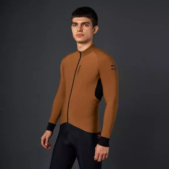 Maglia Finisseur Pro Thermal Manica Lunga Senape Nero 3 Maglia Finisseur Pro Thermal Manica Lunga Senape Nero - immagine 3