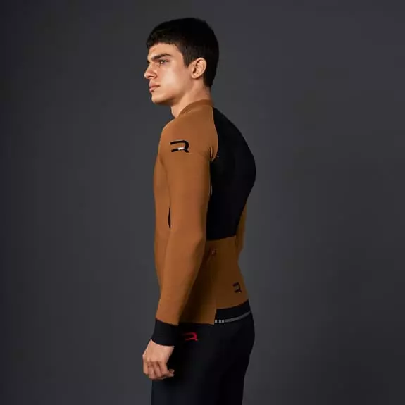 Maglia Finisseur Pro Thermal Manica Lunga Senape Nero 5 Maglia Finisseur Pro Thermal Manica Lunga Senape Nero - immagine 5