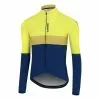 Maglia Finisseur Core Mid Season Streak Manica Lunga Blu Giallo