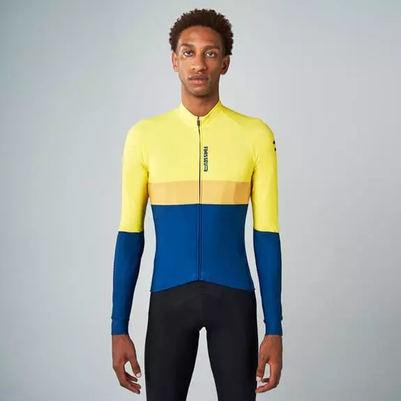 Maglia Finisseur Core Mid Season Streak Manica Lunga Blu Giallo 3 Maglia Finisseur Core Mid Season Streak Manica Lunga Blu Giallo - immagine 3