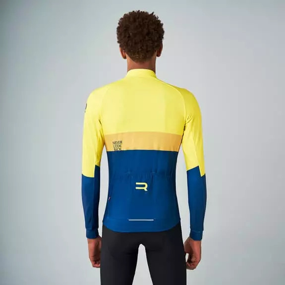 Maglia Finisseur Core Mid Season Streak Manica Lunga Blu Giallo 5 Maglia Finisseur Core Mid Season Streak Manica Lunga Blu Giallo - immagine 5