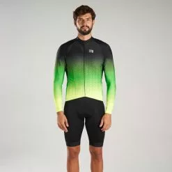 Maglia Finisseur Core Thermal Gradient Manica Lunga Giallo Nero -Negozio online Maglie ciclismo Italia fns c133fw2107 05 101