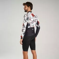 Maglia Finisseur Core Thermal Ink Manica Lunga Bianco Rosso -Negozio online Maglie ciclismo Italia fns c133fw2205 01 005