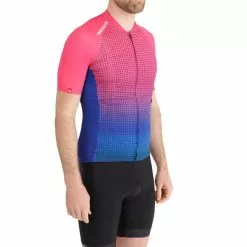 Maglia Finisseur Core Gradient 2 Manica Corta Blu Rosa -Negozio online Maglie ciclismo Italia fns c133ss2002 07 151