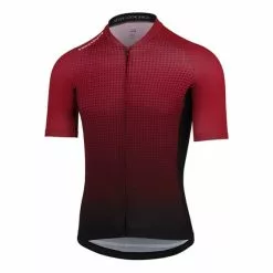 Maglia Finisseur Core Gradient 2 Manica Corta Rosso Rubino Nero