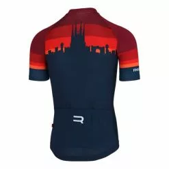 Completo Finisseur Core Barcelona Blu Rosso Rubino -Negozio online Maglie ciclismo Italia fns c133ss2014 01 002