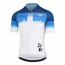 Maglia Finisseur Core Barcelona Manica Corta Bianco Blu