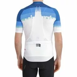 Maglia Finisseur Core Barcelona Manica Corta Bianco Blu -Negozio online Maglie ciclismo Italia fns c133ss2015 02 152