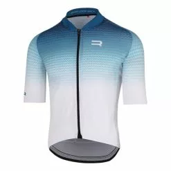 Maglia Finisseur Core Recycled Fading Manica Corta Blu Bianco