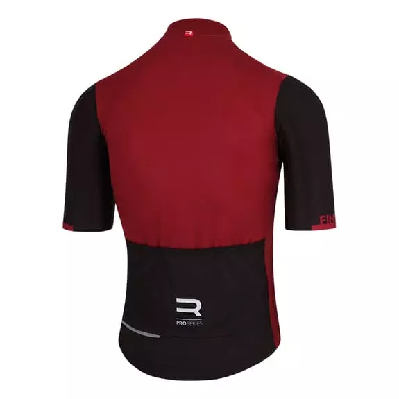 Maglia Finisseur Pro 3 Manica Corta Rosso Rubino Nero 2 Maglia Finisseur Pro 3 Manica Corta Rosso Rubino Nero - immagine 2