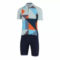 Completo Finisseur Core Tangram Azzurro Bianco