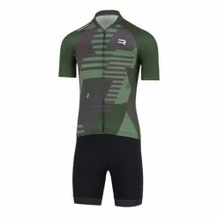 Completo Finisseur Core Stroke Verde Militare Nero