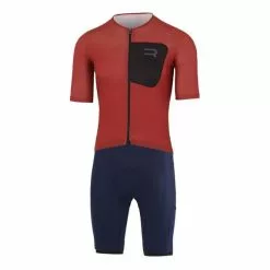 Completo Finisseur Pro Gravel Rosso Blu