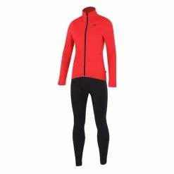 Completo Finisseur Core Hybrid Rosso Nero Donna