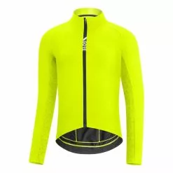 Maglia Gore Wear C5 Thermo Manica Lunga Giallo Neon Verde
