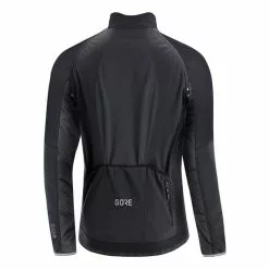Completo Gore Wear Phantom GORE-TEX INFINIUM™ Maniche Rimovibili C5 Thermo Nero Grigio Scuro -Negozio online Maglie ciclismo Italia gow 1006450r99 002