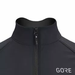 Completo Gore Wear Phantom GORE-TEX INFINIUM™ Maniche Rimovibili C5 Thermo Nero Grigio Scuro -Negozio online Maglie ciclismo Italia gow 1006450r99 005