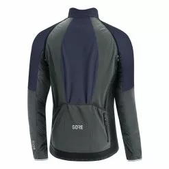 Completo Gore Wear Phantom GORE-TEX INFINIUM™ Maniche Rimovibili C5 Thermo Grigio Scuro Rosso Blu Nero -Negozio online Maglie ciclismo Italia gow 100645aubb 002