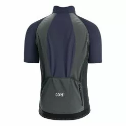 Completo Gore Wear Phantom GORE-TEX INFINIUM™ Maniche Rimovibili C5 Thermo Grigio Scuro Rosso Blu Nero -Negozio online Maglie ciclismo Italia gow 100645aubb 004