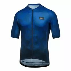 Gore Wear Maglia GOREWEAR Rain Camo Manica Corta Blu Mimetico