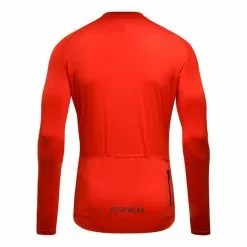 Gore Wear Maglia GOREWEAR Torrent Manica Lunga Rosso Fuoco -Negozio online Maglie ciclismo Italia gow 100981ay00 003