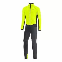 Completo Gore Wear C3 Thermo GORE-TEX INFINIUM™ Giallo Neon Nero