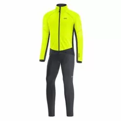 Completo Gore Wear C3 Thermo GORE-TEX INFINIUM™ Nero Giallo Fluo