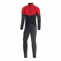 Completo Gore Wear Phantom GORE-TEX INFINIUM™ Maniche Rimovibili C3 Thermo Nero Rosso