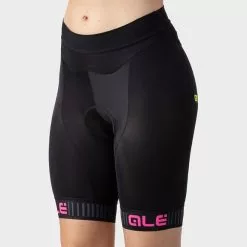 ALE Pantaloncini Alé Solid Traguardo Nero Rosa Donna -Negozio online Maglie ciclismo Italia l11651518 traguardo lady shorts 5
