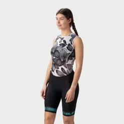 ALE Pantaloncini Alé Strada Nero Turchese Donna -Negozio online Maglie ciclismo Italia l20046118 strada lady shorts 4