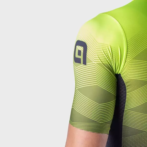 ALE Maglia Alé PRR Magnitude Manica Corta Giallo Fluo Nero 6 ALE Maglia Alé PRR Magnitude Manica Corta Giallo Fluo Nero - immagine 6