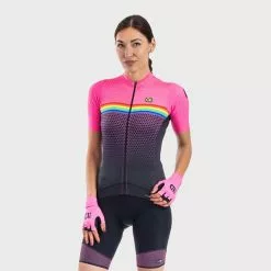 ALE Maglia Alé PRS Bridge Manica Corta Rosa Nero Multicolor Donna -Negozio online Maglie ciclismo Italia l21109543 1