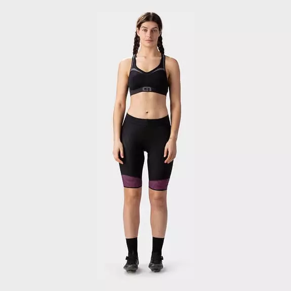 ALE Pantaloncini Alé PRS Master 2.0 Nero Rosa Donna 4 ALE Pantaloncini Alé PRS Master 2.0 Nero Rosa Donna - immagine 4
