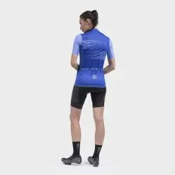 ALE Maglia Alé PRS Logo Manica Corta Blu Donna -Negozio online Maglie ciclismo Italia l22150402 4