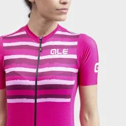 ALE Maglia Alé Solid Waves Manica Corta Rosa Donna 10 ALE Maglia Alé Solid Waves Manica Corta Rosa Donna -Negozio online Maglie ciclismo Italia l22158543 5