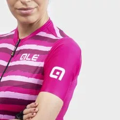 ALE Maglia Alé Solid Waves Manica Corta Rosa Donna 11 ALE Maglia Alé Solid Waves Manica Corta Rosa Donna -Negozio online Maglie ciclismo Italia l22158543 6
