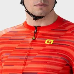 ALE Maglia Alé Solid Step Manica Corta Rosso Chiaro -Negozio online Maglie ciclismo Italia l22194405 step jersey uomo 5