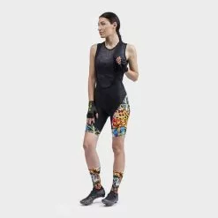 ALE Salopette Alé PRR Kenya Nero Giallo Multicolor Donna -Negozio online Maglie ciclismo Italia l22225460 3