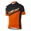 Loeffler Maglia Löffler Full Zip Messenger Manica Corta Arancione Nero