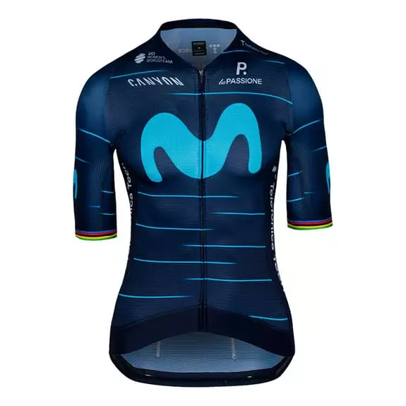 La Passione Completo Movistar Team 2022 World Champion Replica Donna 2 La Passione Completo Movistar Team 2022 World Champion Replica Donna - immagine 2