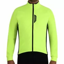 Completo Finisseur Core Hybrid Nero Giallo Fluo -Negozio online Maglie ciclismo Italia ls chaqueta 011